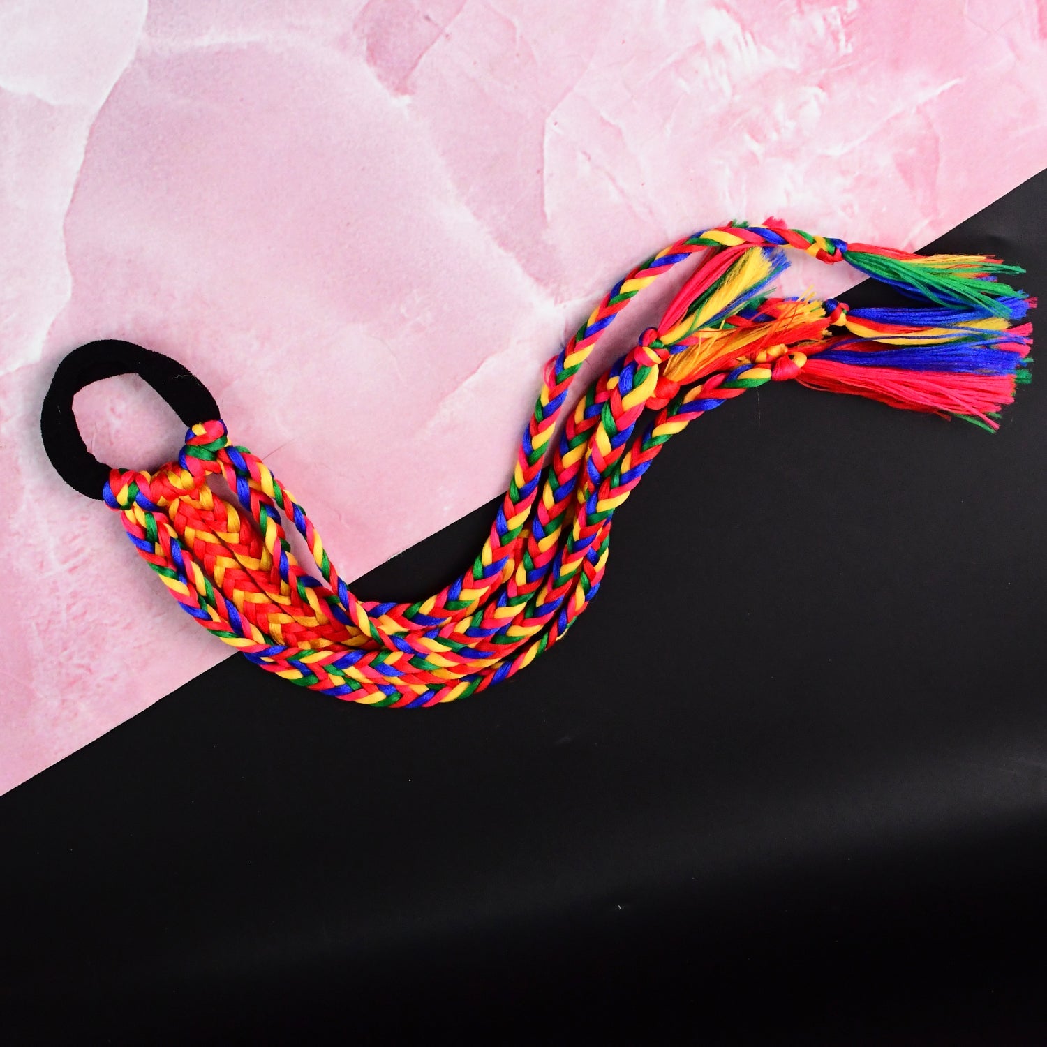 Traditional Multicolor Braided Hair Extension Traditional Multicolor Braided Hair Extension